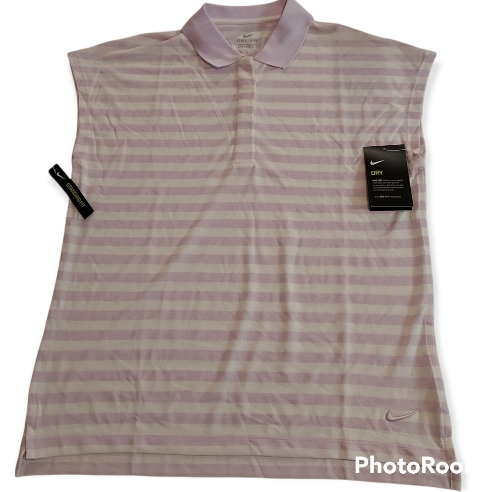 Nike Golf Dri Fit Stripes Shirt